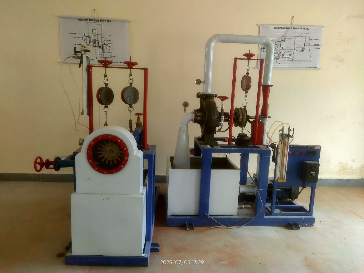 Fluid/Hydraulic Machines Laboratory
